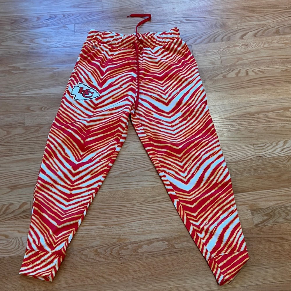 Men’s Zubaz NFL Kansas City Chiefs zebra pants
